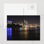 Brisbane in het Briefkaart Night (Voorkant / Achterkant)