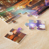 Brisbane Laser Show - Night City Photo Legpuzzel (Zijkant)