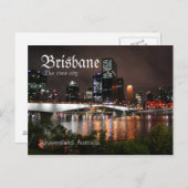 Brisbane Queensland Australië de rivierstad Briefkaart (Voorkant / Achterkant)