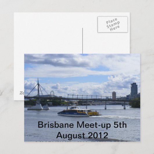Brisbane Queensland Briefkaart (Voorkant / Achterkant)