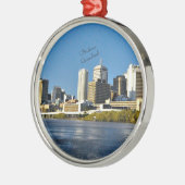 Brisbane, Queensland cityscape Metalen Ornament (Links)