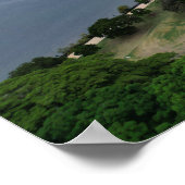 Brisbane River Aerial Uitzicht boven Nieuw Boerder Poster (Hoek)