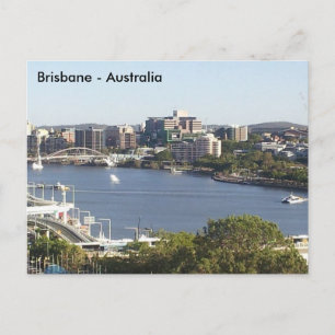 Brisbane River, Brisbane, Queensland, Australië Briefkaart