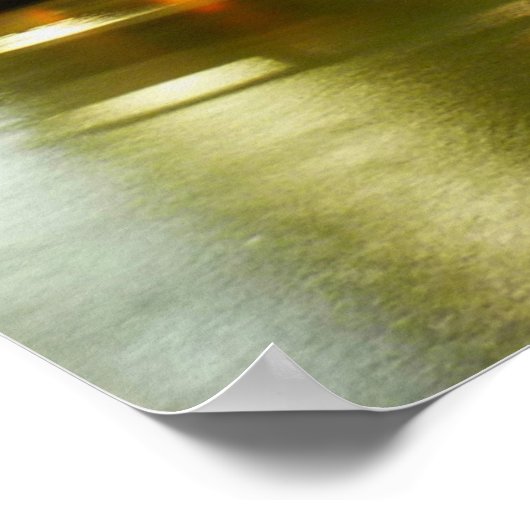 Brisbane 's nachts poster (Hoek)