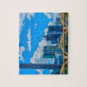 Brisbane Silhouet Legpuzzel (Verticaal)
