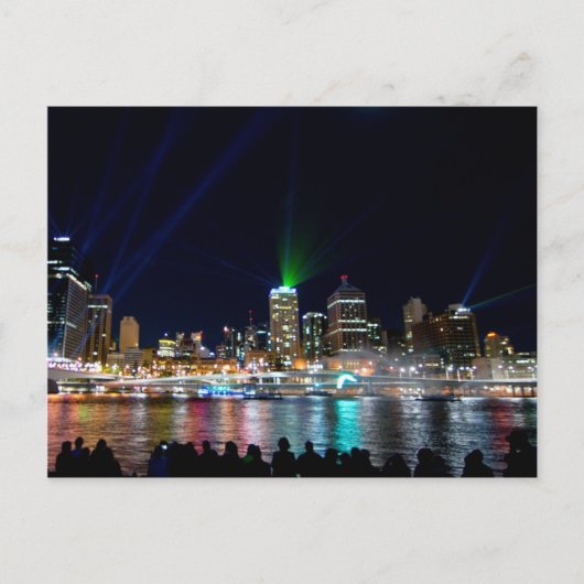 Brisbane skyline briefkaart (Voorkant)