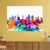 Brisbane Skyline Canvas Afdruk (Insitu (Woonkamer))