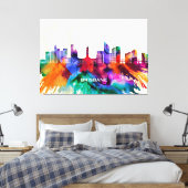 Brisbane Skyline Canvas Afdruk (Insitu (Slaapkamer))