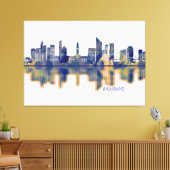 Brisbane Skyline Canvas Afdruk (Insitu (Woonkamer))