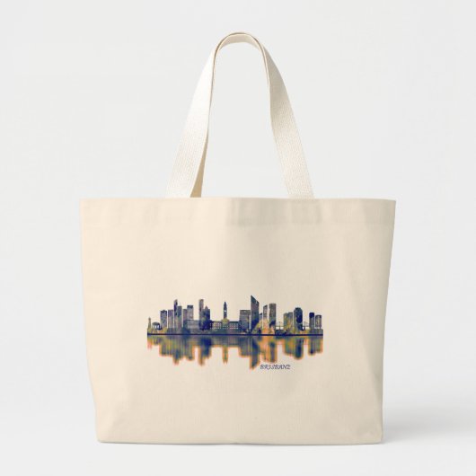 Brisbane Skyline Grote Tote Bag (Voorkant)