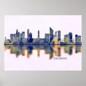 Brisbane Skyline Poster (Voorkant)