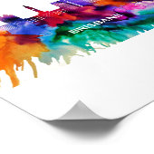 Brisbane Skyline Poster (Hoek)