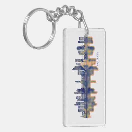 Brisbane Skyline Sleutelhanger (Voorkant Links)