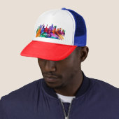Brisbane Skyline Trucker Pet (In situ)