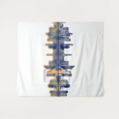 Brisbane Skyline Wandkleed (Voorkant (horizontaal))