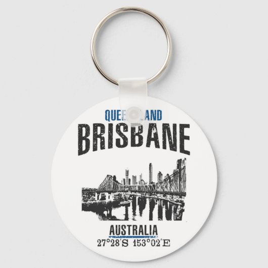 Brisbane Sleutelhanger (Voorkant)