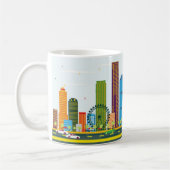 BRISBANE Stadsillustratie Koffiemok (Links)