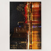 Brisbane stadslichten 's nachts legpuzzel (Verticaal)