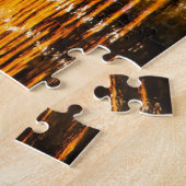 Brisbane: stadslichten 's nachts legpuzzel (Zijkant)
