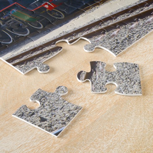 Brisbane stoomtreinen legpuzzel (Zijkant)