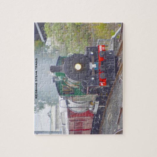 Brisbane stoomtreinen legpuzzel (Verticaal)