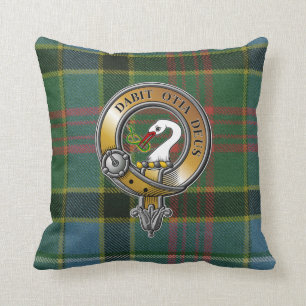 Brisbane Tartan & Badge Kussen