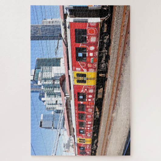 Brisbane trein 2 legpuzzel (Verticaal)