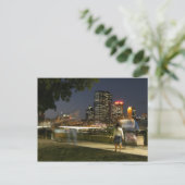 Brisbane van South Bank, Australië. Briefkaart (Staand voorkant)