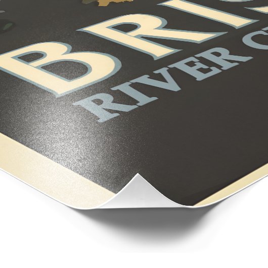 Brisbane vintage poster (Hoek)