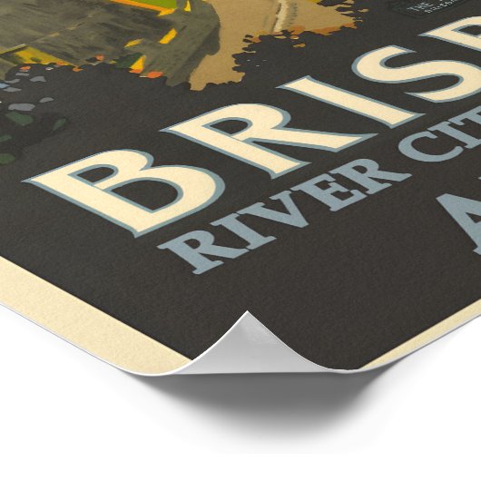 Brisbane vintage poster (Hoek)