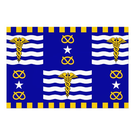 Brisbane vlag Australië symbool Foto Afdruk (Voorkant)