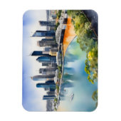 Brisbane waterverf kunst magneet (Verticaal)