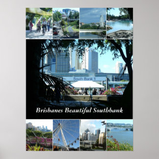 Brisbanes Beauful Southbank Poster