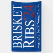 Brisket and Ribs 2024 "May the Best Meat Win" Spandoek (Verticaal)