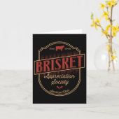 Brisket Appreciation Society Rookvlees  Kaart (Gele Bloem)