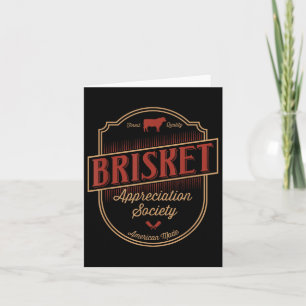 Brisket Appreciation Society Rookvlees  Kaart