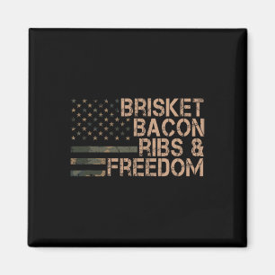 Brisket Bacon Ribs En Freedom Grill Bbq Grappig Vl Magneet