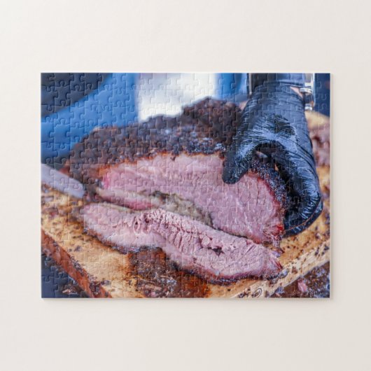 Brisket BBQ Food Meat Jigzaag Puzzle Legpuzzel (Horizontaal)