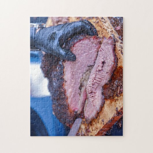 Brisket BBQ Food Meat Jigzaag Puzzle Legpuzzel (Verticaal)