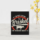 Brisket Beef Grillen BBQ Grill Master Kaart (Gele Bloem)