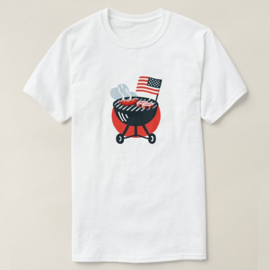 brisket butts ribs & freedom t-shirt (Design voorkant)