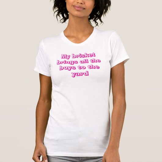 Brisket naar de tuin t-shirt (Voorkant)