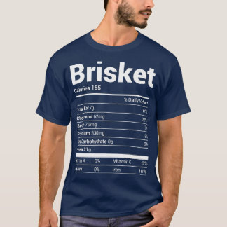 Brisket Nutrition Facts Family Matching Costume T-shirt
