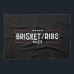 Brisket Ribs 2024 BBQ Barbecue Politieke verkiezin Theedoek<br><div class="desc">Brisket Ribs 2024 BBQ Barbecue Politieke verkiezingen</div>