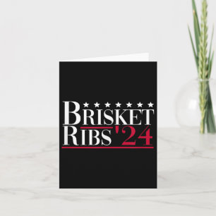 Brisket Ribs 2024 - Grappig BBQ Barbecue Politiek Kaart