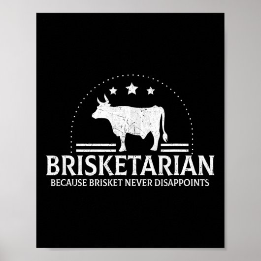 Brisketarian omdat Brisket Bbq nooit teleurstelt Poster (Voorkant)