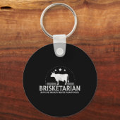 Brisketarian omdat Brisket Bbq nooit teleurstelt Sleutelhanger (Voorkant)