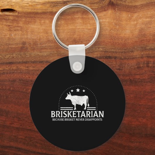 Brisketarian omdat Brisket Bbq nooit teleurstelt Sleutelhanger (Voorkant)