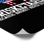 Brisketarian omdat Brisket Bri nooit teleurstelt Poster (Hoek)
