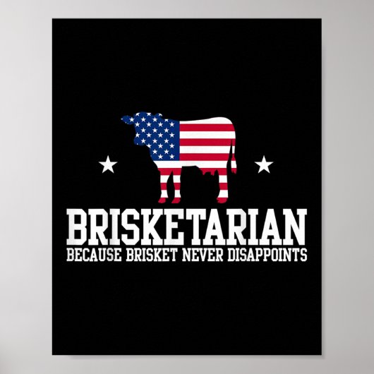Brisketarian omdat Brisket Bri nooit teleurstelt Poster (Voorkant)